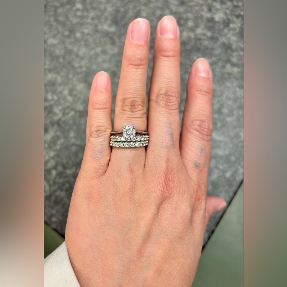 Charles & Colvard 1 Carat Moissanite Solitaire Ring